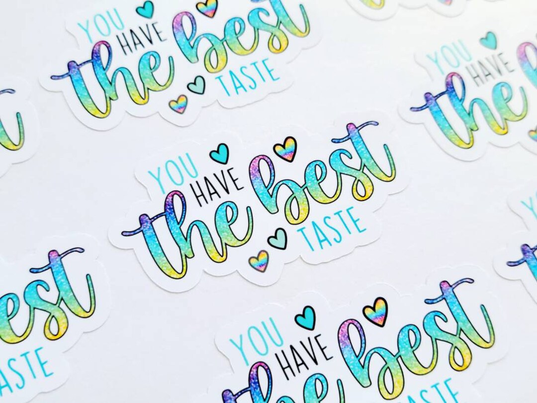 Best Taste Sticker Great Taste Sticker Packaging Stickers - Etsy
