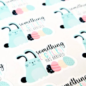 Stickers joyeux courrier de Pâques, Stickers de remerciement de Pâques, Stickers lapin, Stickers de commande, Stickers de remerciement entreprise, 20 quantité