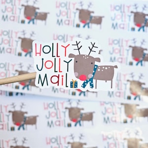 Autocollants d'emballage de Noël, Autocollants de vacances, Autocollants courrier joyeux Noël, Joyeux courrier, Autocollants de remerciement, Cartes autocollantes, Qté 20