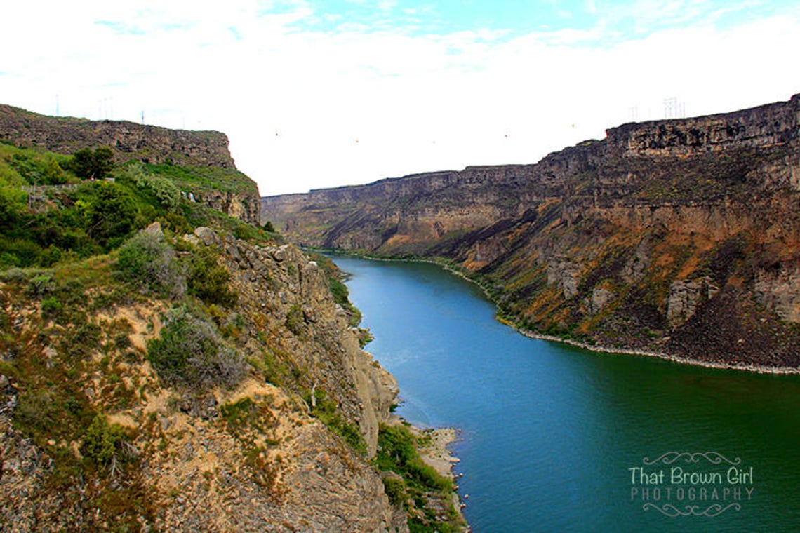 Snake River Canyon, Twin Falls Idaho Photo Etsy