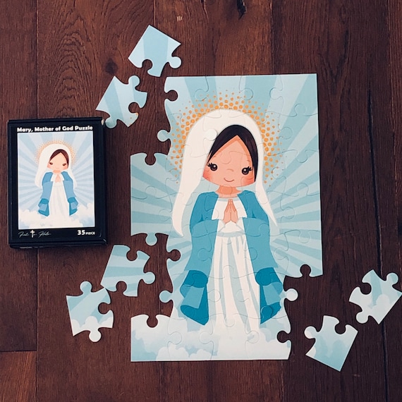 Mary, Mother of God Puzzle - Etsy