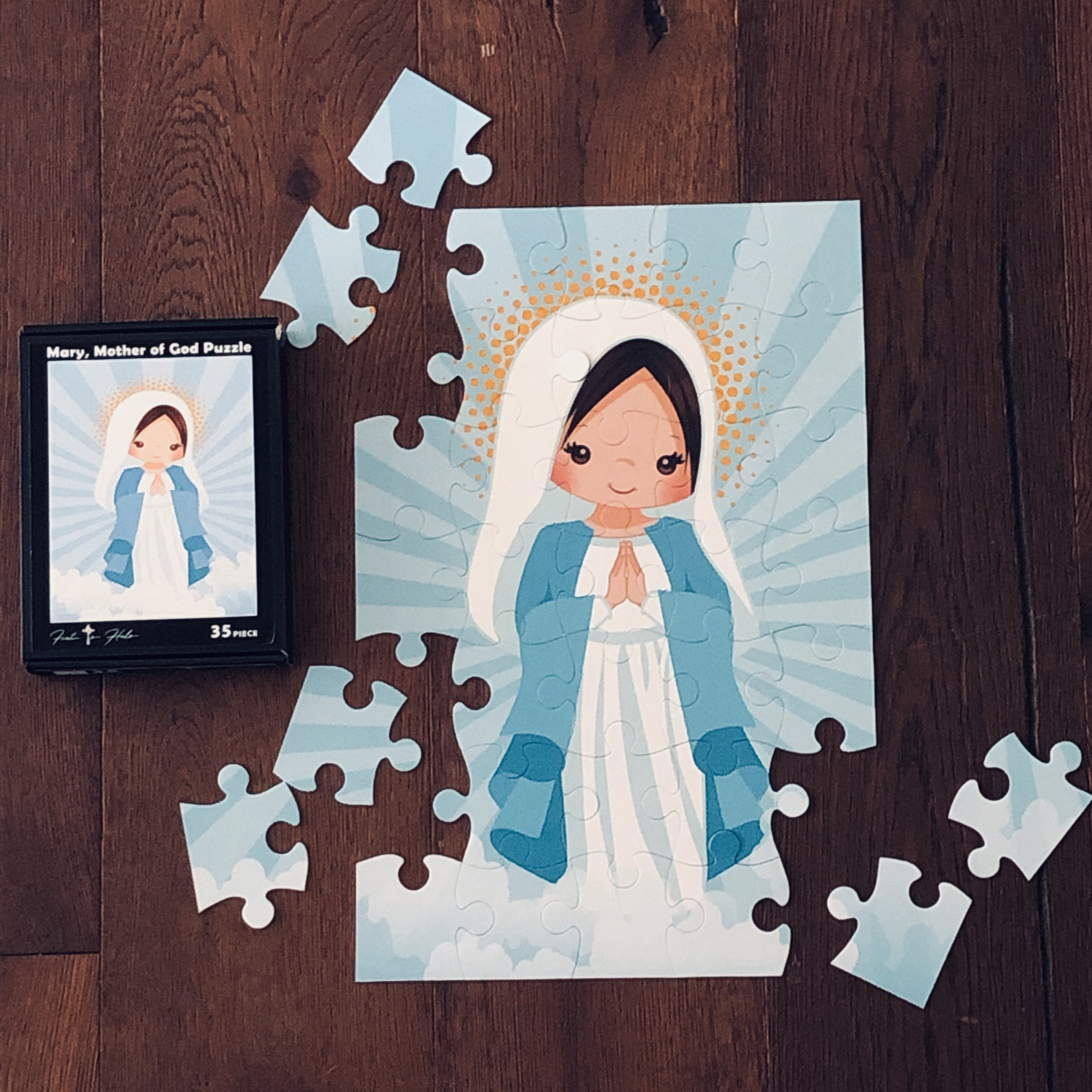 Mary, Mother of God Puzzle - Etsy