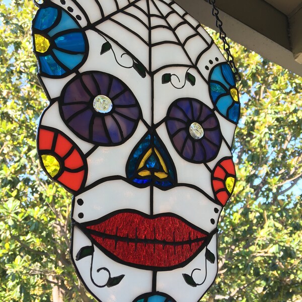 Rainbow Sugar Skull Etsy