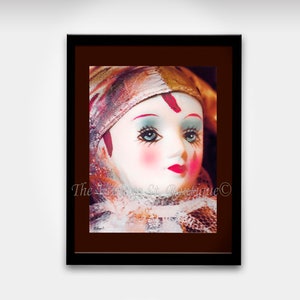 Print/ Art/ Nursery Room Decor/ Doll Art/ Court Jester/ Childs Room Decor/ Antique Doll/ Vintage Doll/ Digital - You Print