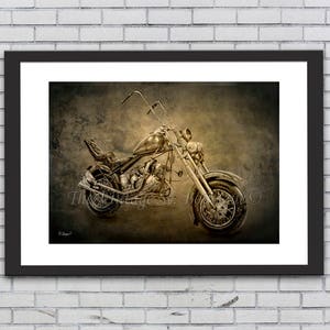 Prints/ Digital Prints/ Motorcycle Print/ Wall Art/ Home Decor/ Man Cave Art/ Nursery Room/ Living Room Decor/ Children&#39;s Room/