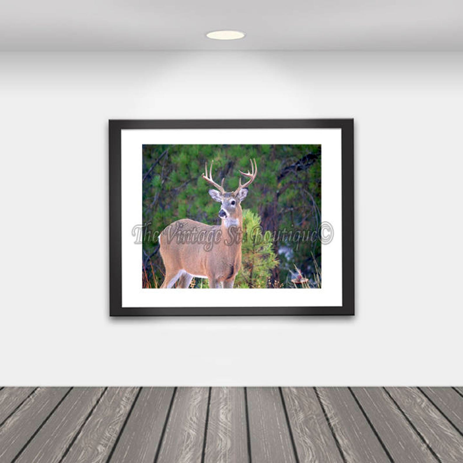 Wall Decor Deer Cabin Decor Hunting Lodge DecorHunting Etsy