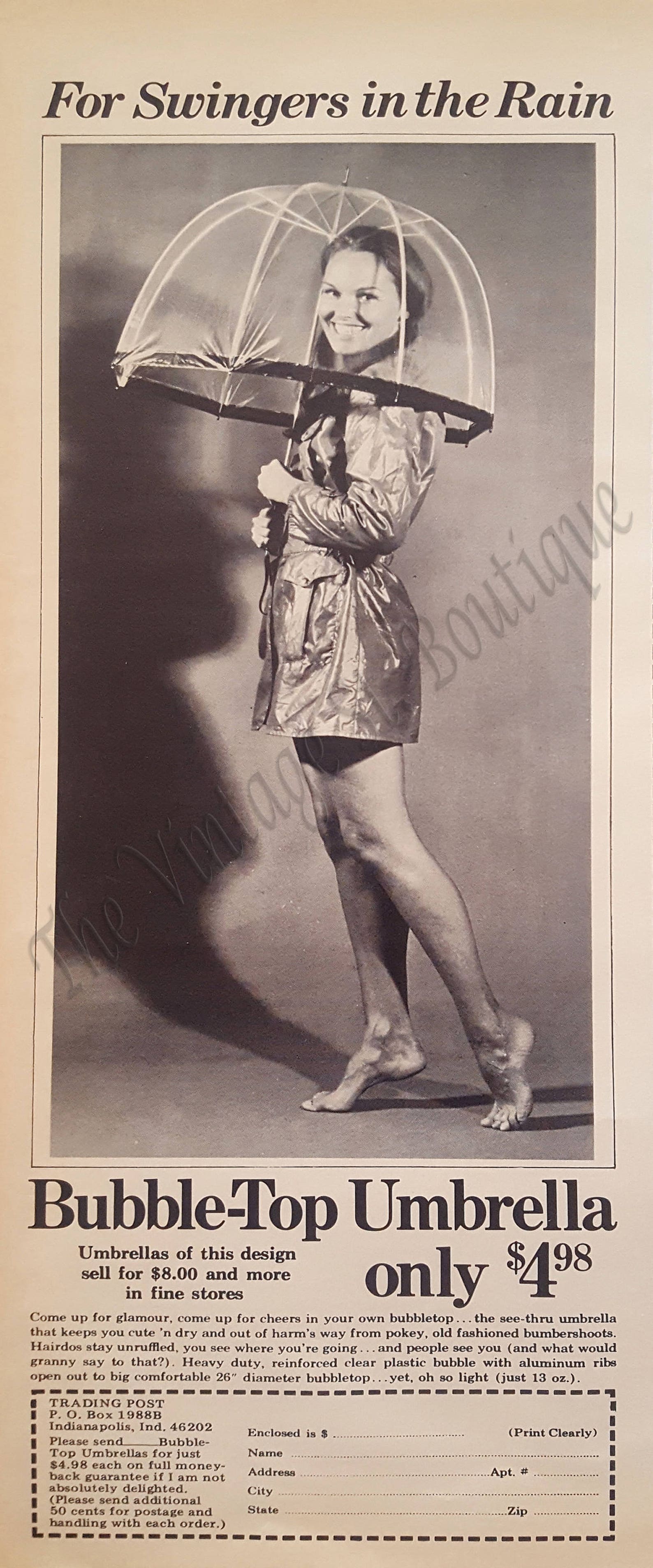 Vintage Umbrella Ad/umbrella/vintage Printable Wall Etsy