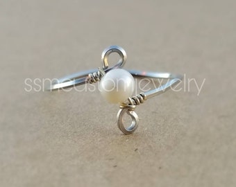 1824 10mm cream pearl STAINLESS STEEL RING NO TARNISH SIMULATED DIAMOND PRETTY 1824 10mm cream pearl STAINLESS STEEL RING NO TARNISH SIMULATED DIAMOND PRETTY