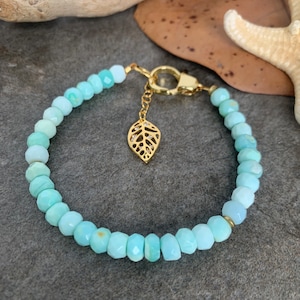 Beautiful Boulder Opal beaded bracelet .