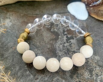 Gorgeous beaded gemstone bracelet.