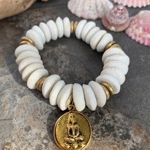 Stylish boho beaded bracelet .