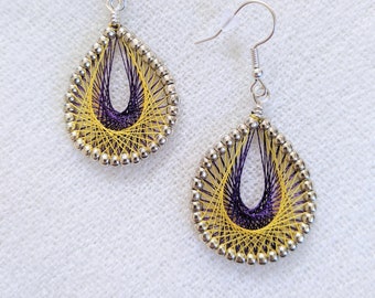 Layered Teardrop Earrings - Intersex Pride