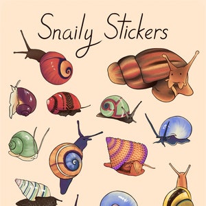 Snail Sticker Sheet