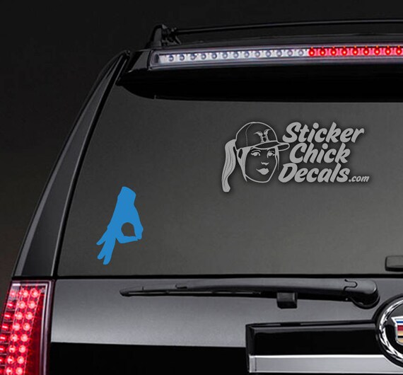 Gotcha OK Game Fingers Cool Funny Car Truck Window Vinyl Decal Sticker COLORS