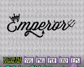 Evil Emperor Devil Wicked vector cut file cutting eps svg png pdf dxf transfer clip art cricut silhouette scan n cut us cutter CAD