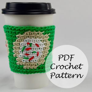 Sugar Cookie Cup Cozy // Reusable Winter Mug Cozy Pattern // Crochet Pattern