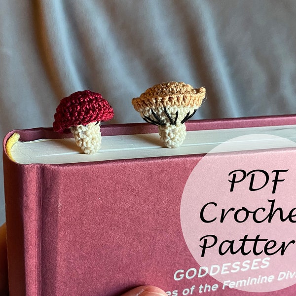 Signet de Champignon PATRON // Cottagecore Crochet Patron de Signet