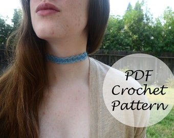 Choker Crochet Pattern // Shell Stitch Choker Pattern