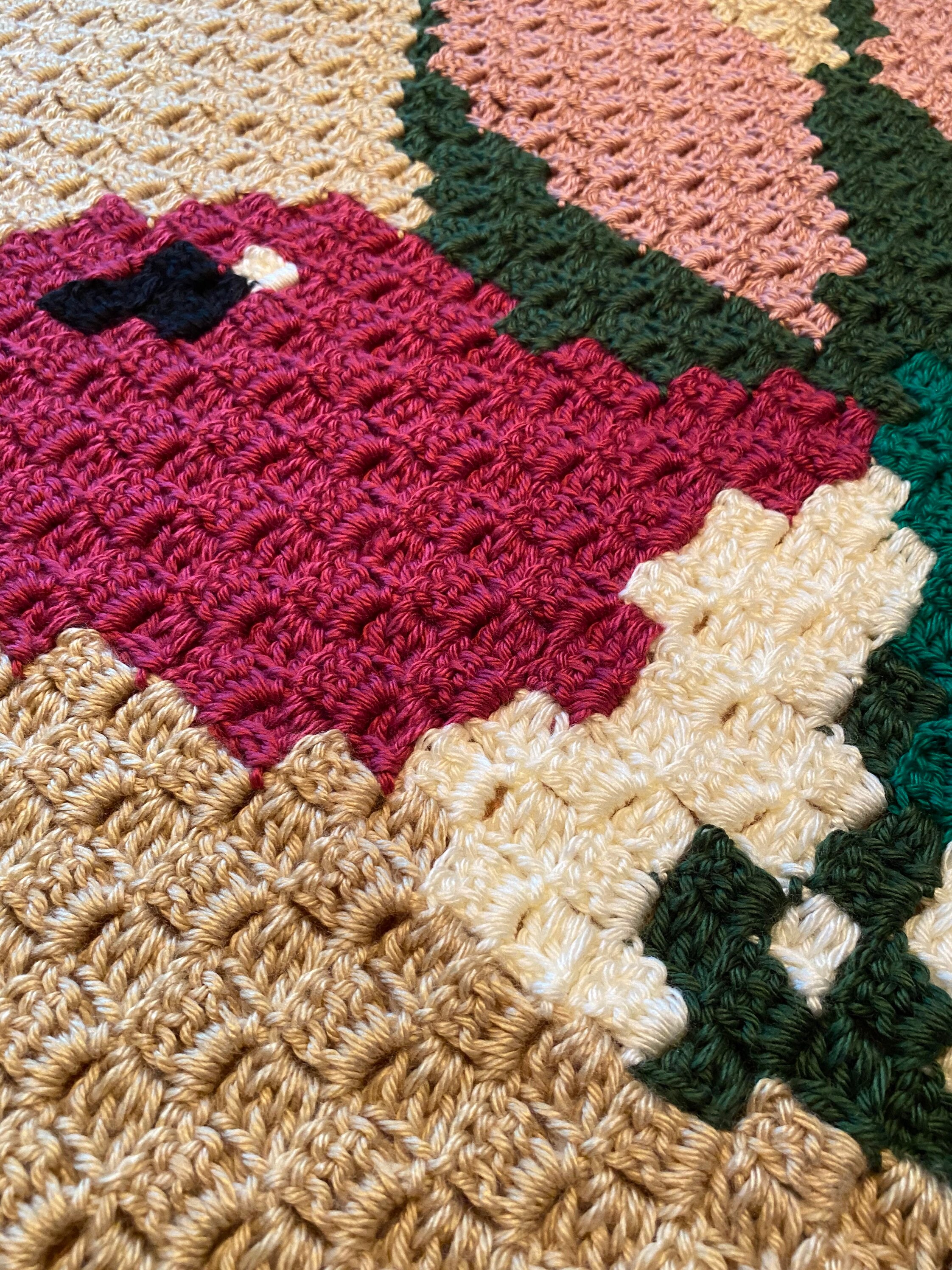 Hummingbird Graphgan C2C Crochet // Lap Throw Corner to Corner Crochet ...