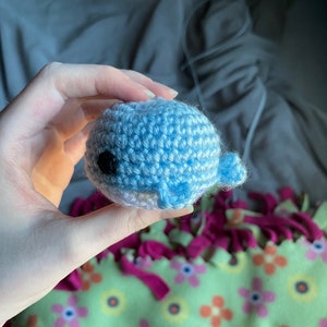 Whale Amigurumi // Blue Crochet Whale Plushie