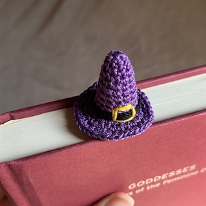 Witch Hat Crochet Bookmark MADE TO ORDER