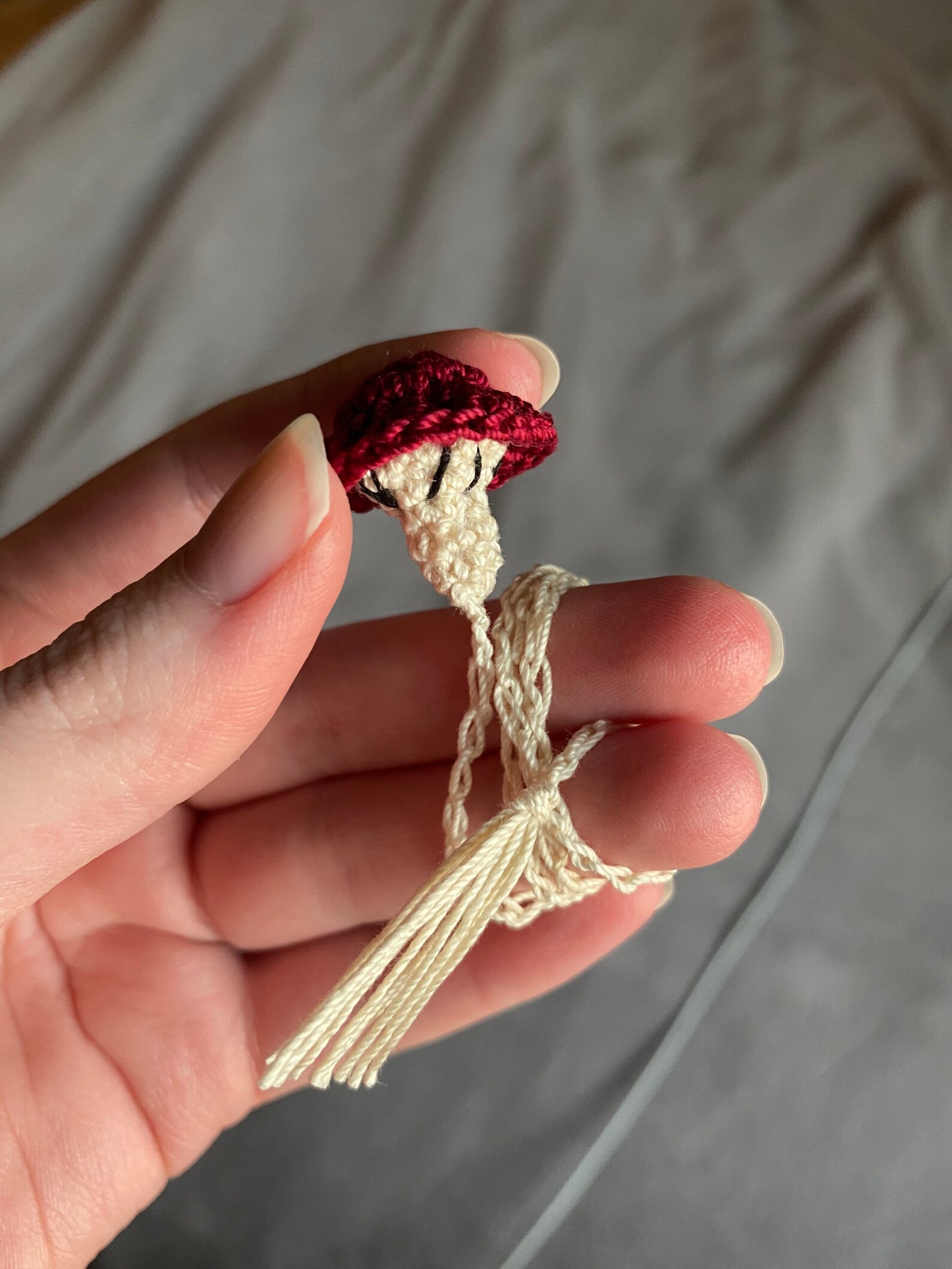 Mushroom Bookmark // Cottagecore Crochet Bookmark MADE TO Etsy