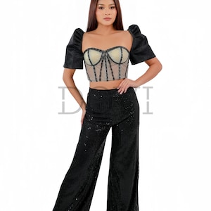 filipiniana dress modern pants Modern Filipiniana Trouser Outfit Ideas