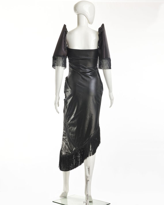 nigerian fashion dresses 2017 Western Fringe Leather Fest Dress main image 0