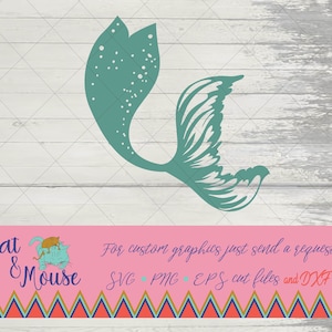 Meerjungfrau Schwanz SVG; Cricut-Schnitt-Dateien; 300 dpi; Shirt SVG; -clipart