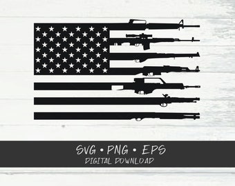 Download Gun flag svg | Etsy
