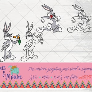 Bugs Bunny SVG; Cricut Cut files; SVG; Shirt SVG; clipart