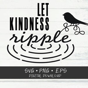Lassen Sie Freundlichkeit Ripple SVG; Cricut-Schnitt-Dateien; 300 dpi; Shirt SVG; -clipart