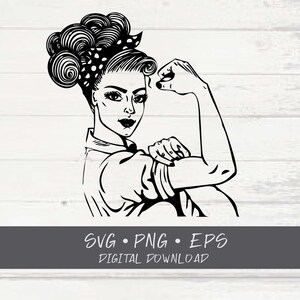 Starke Frau SVG; Cricut-Schnitt-Dateien; 300 dpi; Shirt SVG