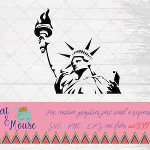estátua da liberdade SVG; Arquivos Cricut Cut; SVG; Camisa SVG