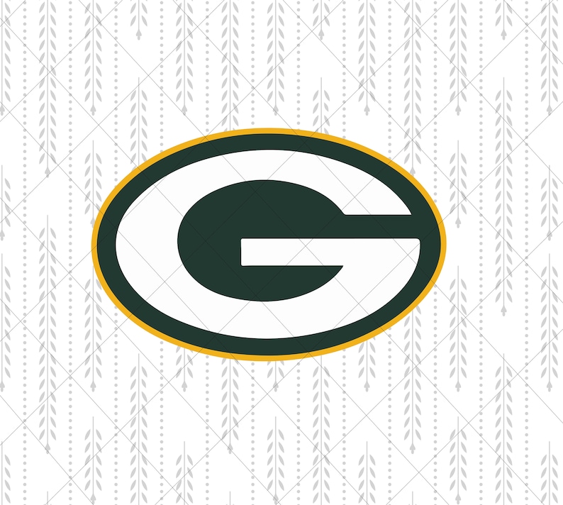 Green Bay Packers logo football SVG Cricut Cut files SVG | Etsy