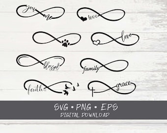 Infinity SVG; Cricut Cut files; SVG; Shirt SVG; clipart