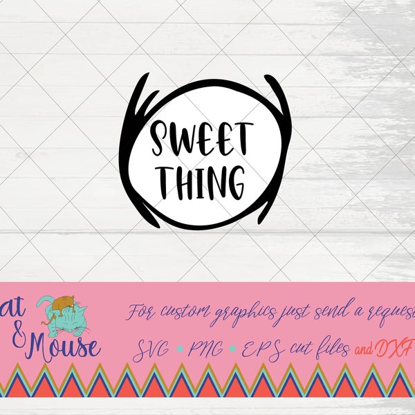 Thing 1 and Thing 2 Dr. Seuss "Sweet Thing" SVG; Cricut Cut files; SVG; Shirt SVG