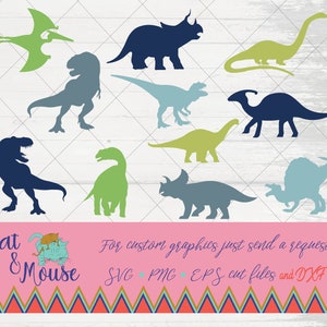 Dinosaur bundle, T-rex, Triceratops, Brachiosaurs SVG; Cricut Cut files; SVG; clipart
