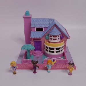 Vintage Polly Pocket Bluebird 1993 Polly Pocket Polly&#39;s landhuis / Lightup erkerhuis