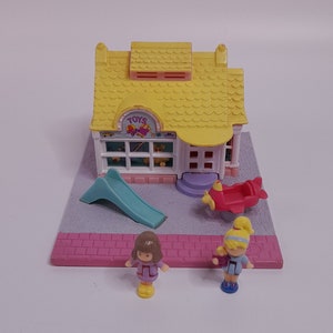 Vintage Polly Pocket Bluebird 1993 Polly Pocket - Speelgoedwinkel Pollyville Polly&#39;s speelgoedwinkel