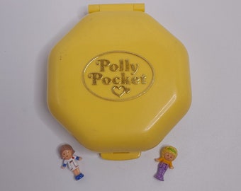 Vintage Polly Pocket Bluebird Toys 1990 Polly Pocket Polly&#39;s Kapsalon 100% Compleet
