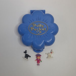 Vintage Bluebird Toys 1990 Polly Pocket Fifi&#39;s Parijse appartement compleet Mattel Paris
