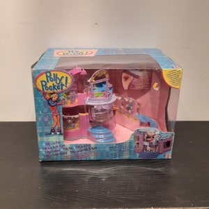 Vintage Polly Pocket 1999 concertzaal Polly en de Pops in originele doos Vintage Mattel