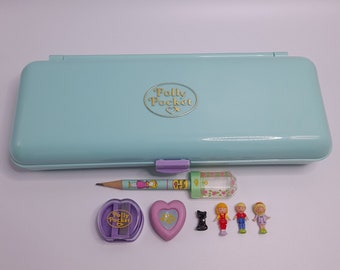 Polly Pocket Pencil Case, $119.99  Vintage school supplies, Vintage  school, Soup crocks