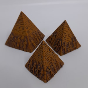 Stenen Pyramide mit Pyramide Set von 3 Ägypter Ägypten Souvenir Gizeh-Pyramide