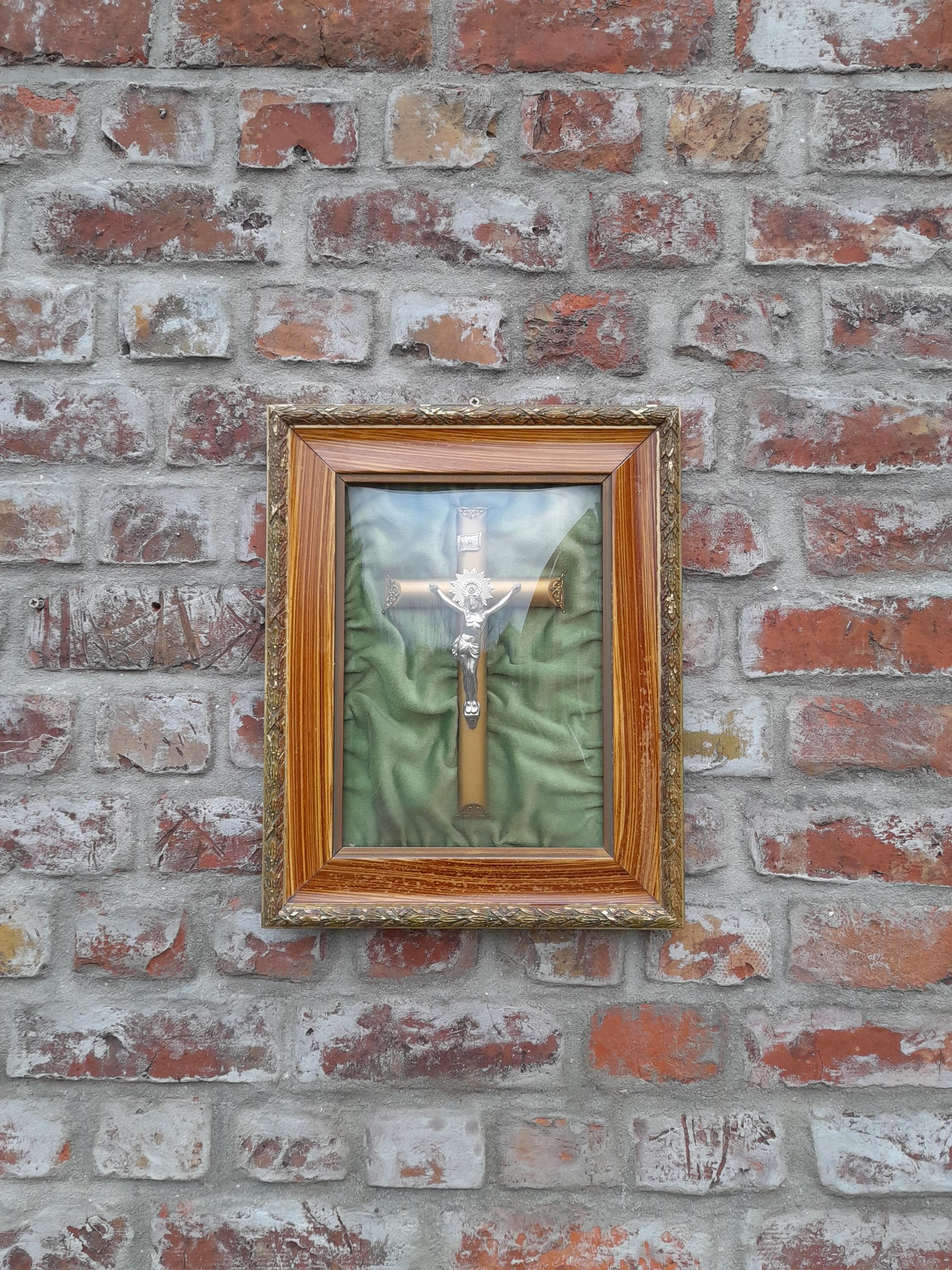 Vintage Crucifix in Bubble Glass - Etsy