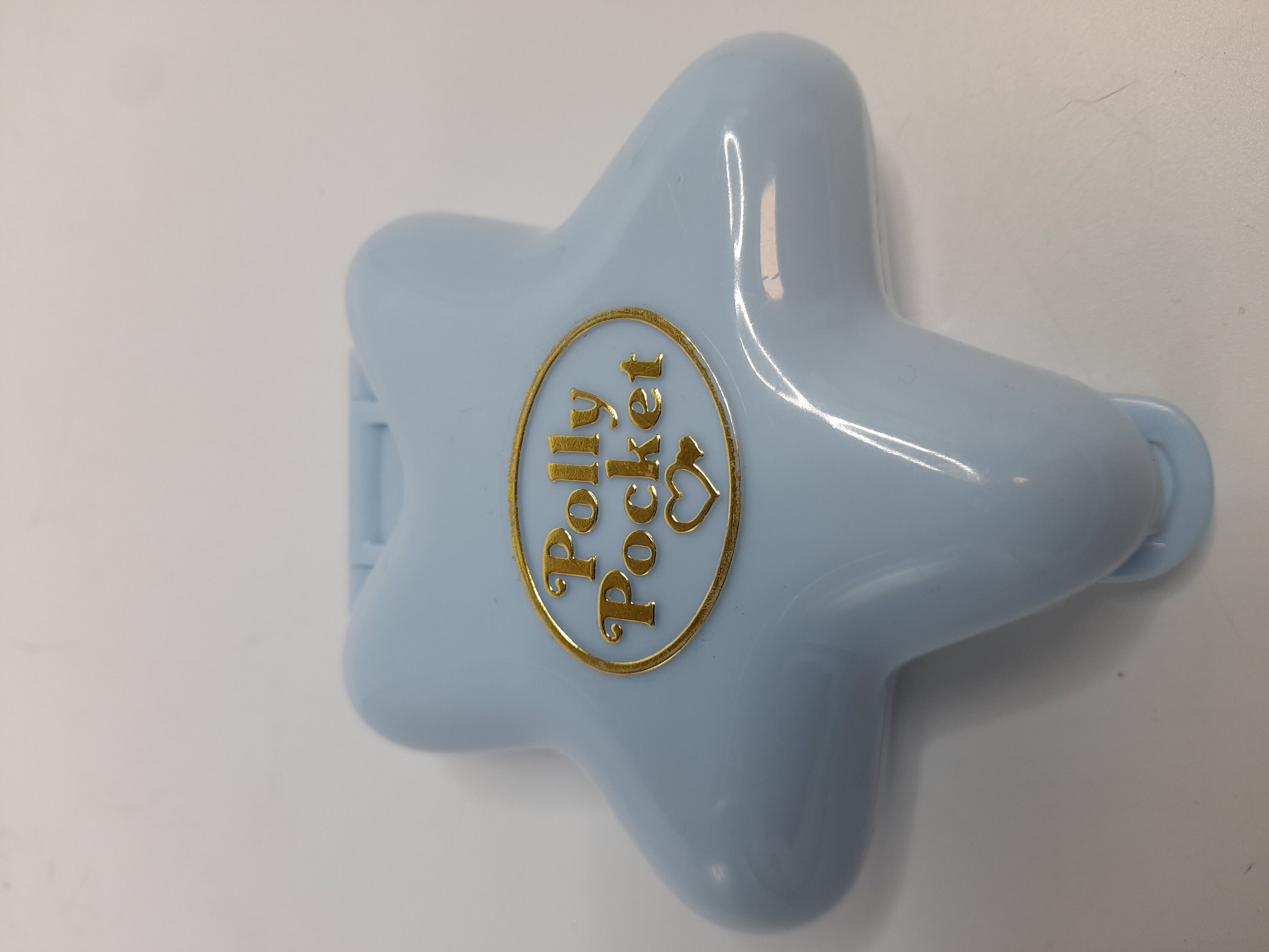 Boîte Polly Pocket BLUEBIRD étoile Bleue – Fashion Fun – 1 Figurine – 1992 – Occasion