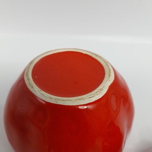 vintage Majolica Style Fraise Céramique Sucrier Pot à Confiture Marmelade Pot Sucrier image 4