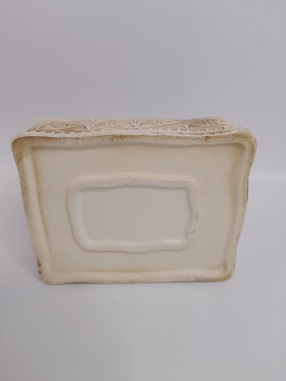 Vintage Ceramic Stoneware Playing Cards Box Trink… - image 7