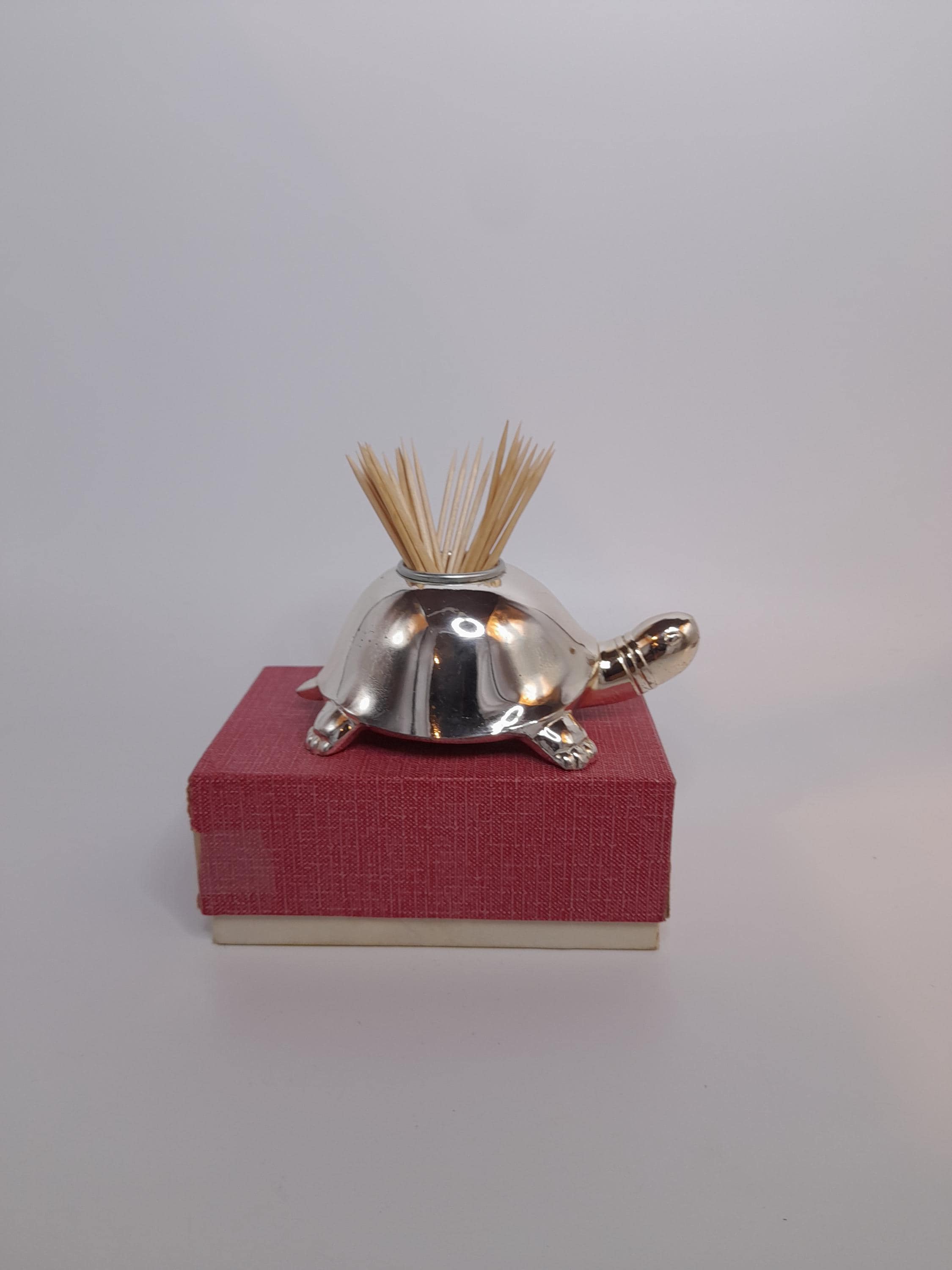 Vintage Sterling Silver Toothpick Holder - Etsy